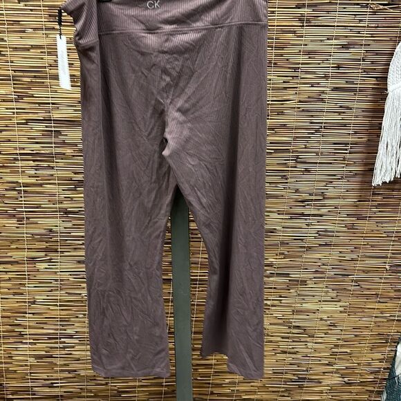 Calvin Klein Performance High Waist Ankle Length Pants - Terre Size M - Picture 3 of 3